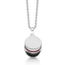 Load image into Gallery viewer, Necklace red student cap in sterling silver (925)
