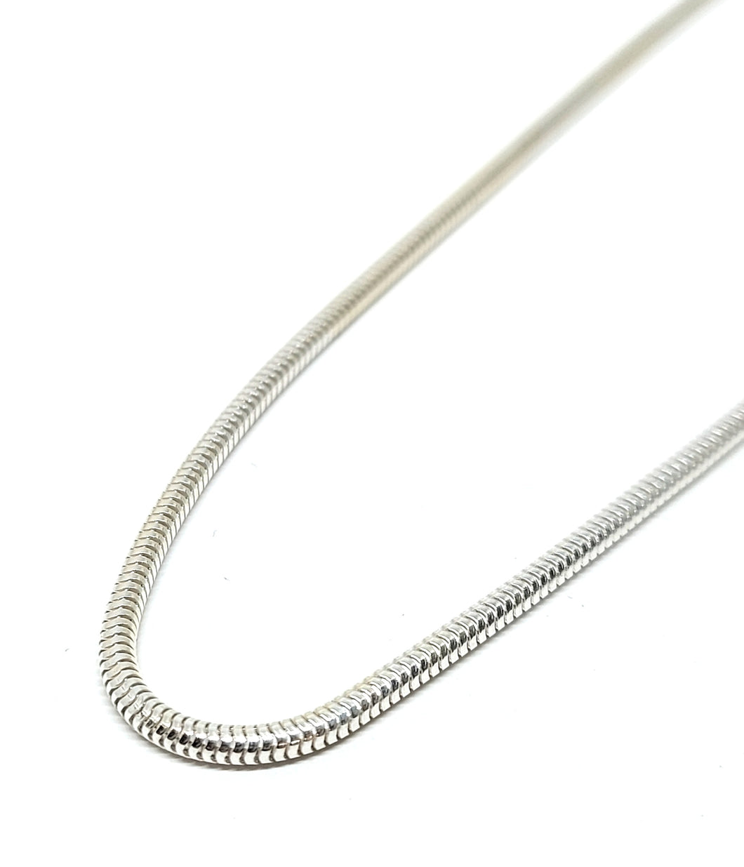 Slange kæde 2,4 mm i sterlingsølv (925)
