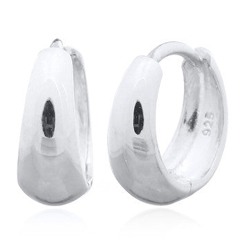 Knäk Creoles 3.2 mm thick in sterling silver (925)