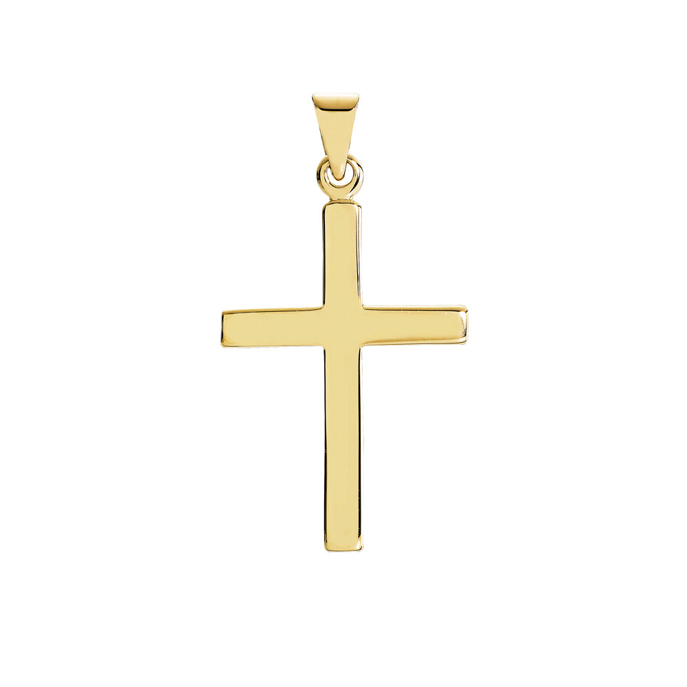 Lund Cph, Pendant small cross in 8 kt. gold (333)