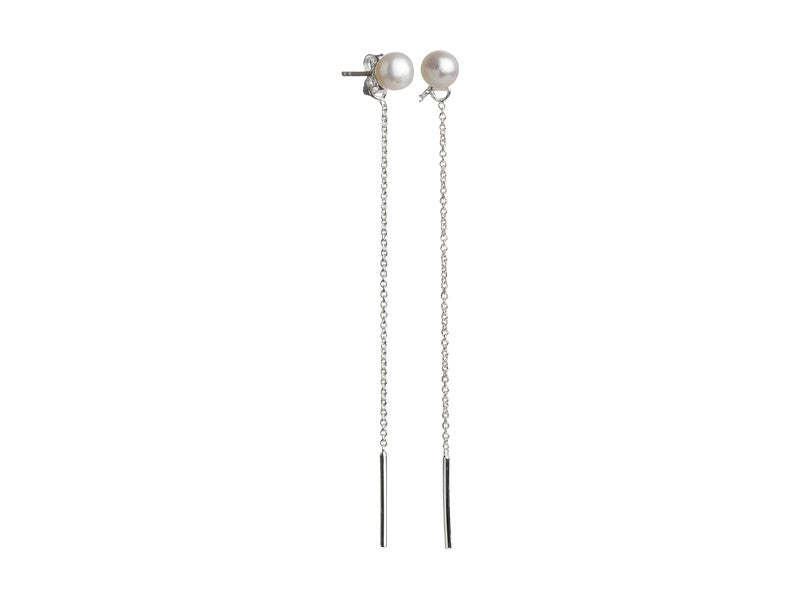 <transcy>Favorite earrings in sterling silver with freshwater pearls (925)</transcy>