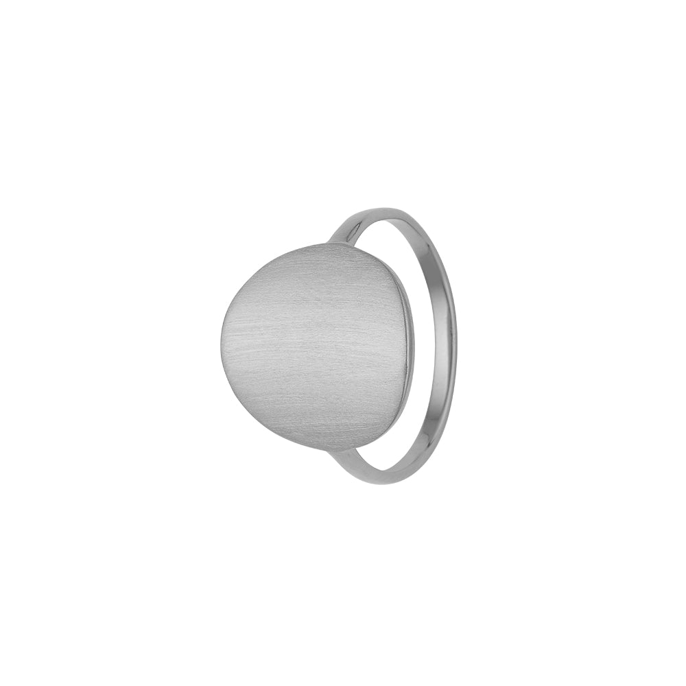 Kranz & Ziegler, Ring with brushed surface in sterling silver (925)