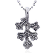 Load image into Gallery viewer, Pendant with oak leaves (925)

