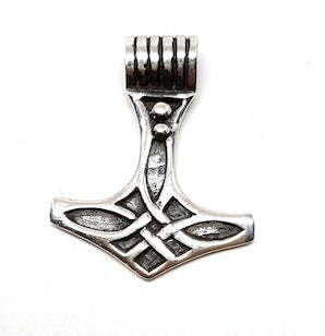 Thor's hammer pendant in sterling silver (925)
