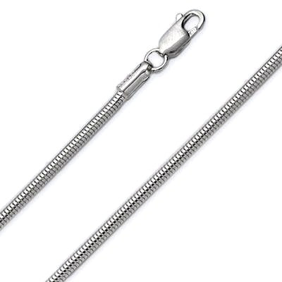 Snake chain 1.2 mm sterling silver (925)