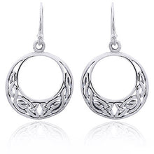 Load image into Gallery viewer, Earrings Endless Knot in Celtic design (925)
