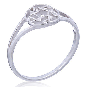 Celtic knot ring in sterling silver (925)