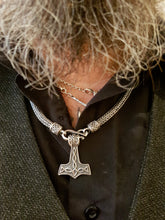 Load image into Gallery viewer, Thor&#39;s hammer 24x32mm pendant in sterling silver (925)
