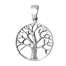 Load image into Gallery viewer, Pendant Yggdrasil oxidized sterling silver (925)

