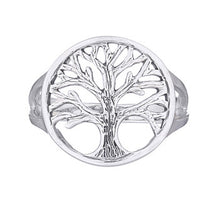 Load image into Gallery viewer, Ring yggdrasil round in sterling silver (925)
