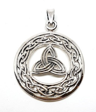 Pendant Trinity pendant in sterling silver frame (925)