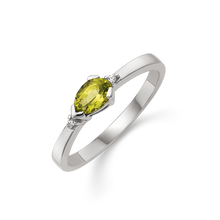 Load image into Gallery viewer, Due to with peridot &amp; zirconia (925)
