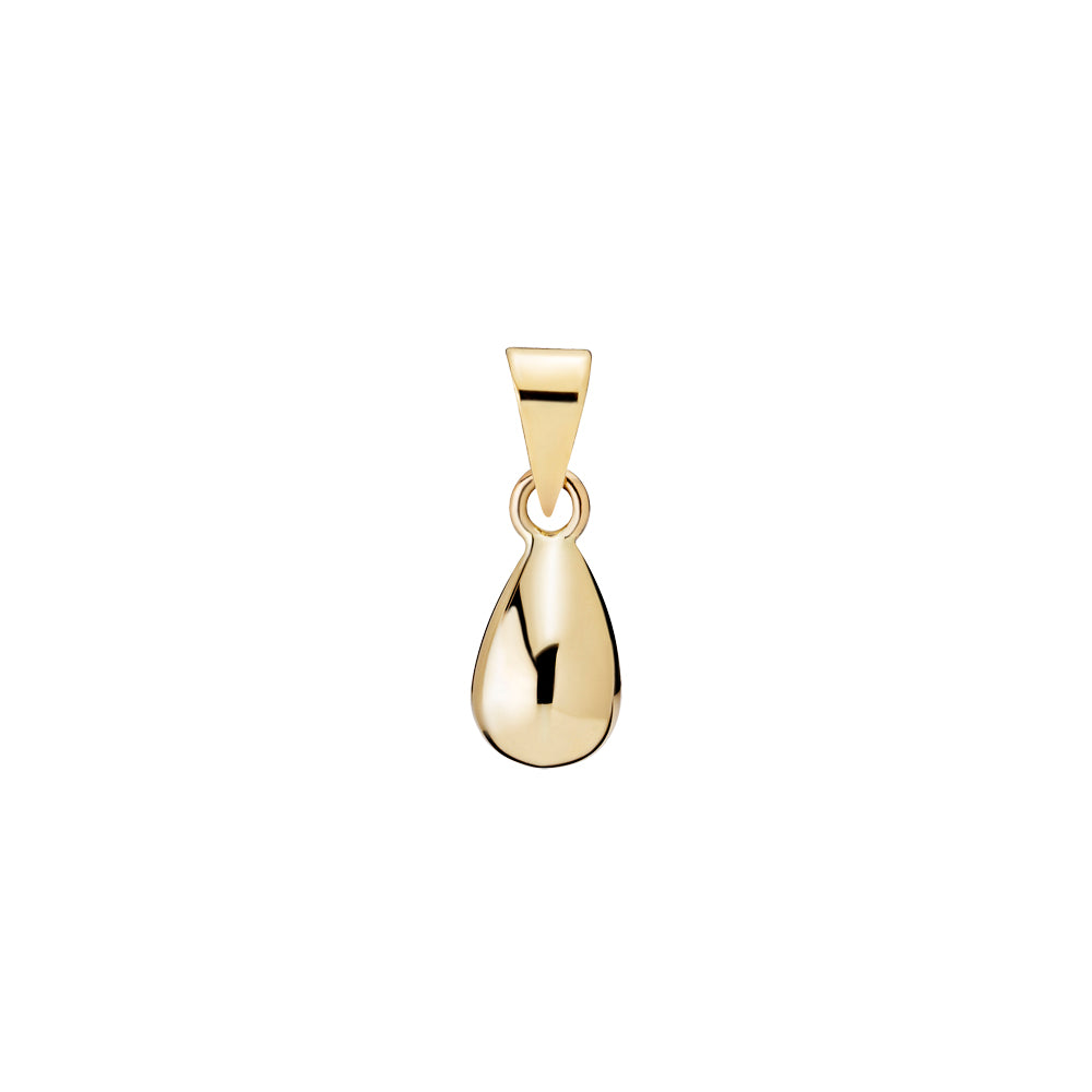 Lund Cph, Pendant drop 11mm in 8 kt. gold (333)