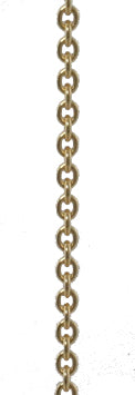 Round anchor chain 14 kt. gold 0.3/1.2 mm (585)