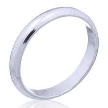 Load image into Gallery viewer, Ring 3 mm in plain sterling silver (925)
