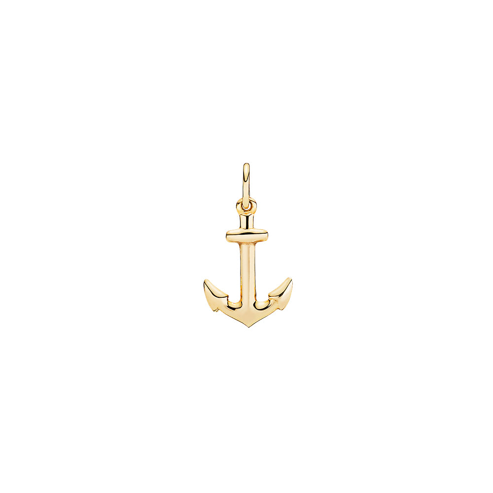Lund Cph, Pendant anchor in 14 kt. gold (585)