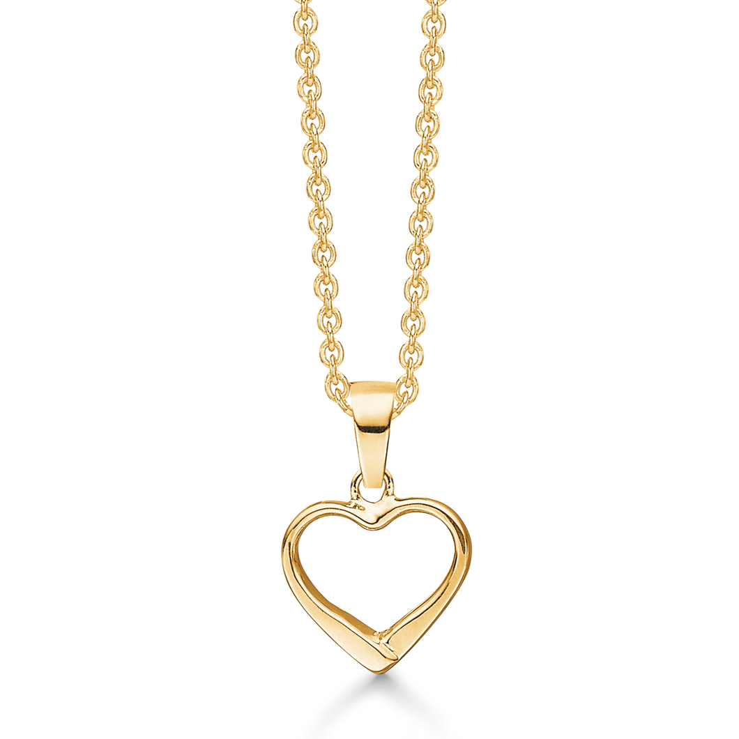 Necklace with heart by in 8 kt. gold (333)