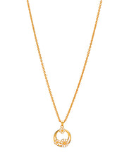Load image into Gallery viewer, Daisy necklace 2x5 &amp; 1x7x5mm with leaves on anchor chain 45-48cm (925)
