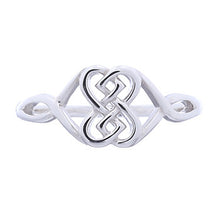 Load image into Gallery viewer, Ring Celtic heart in sterling silver (925)
