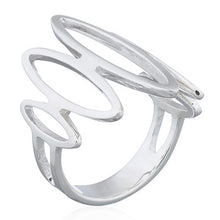Load image into Gallery viewer, Ring Open Marquise pattern in sterling silver (925)

