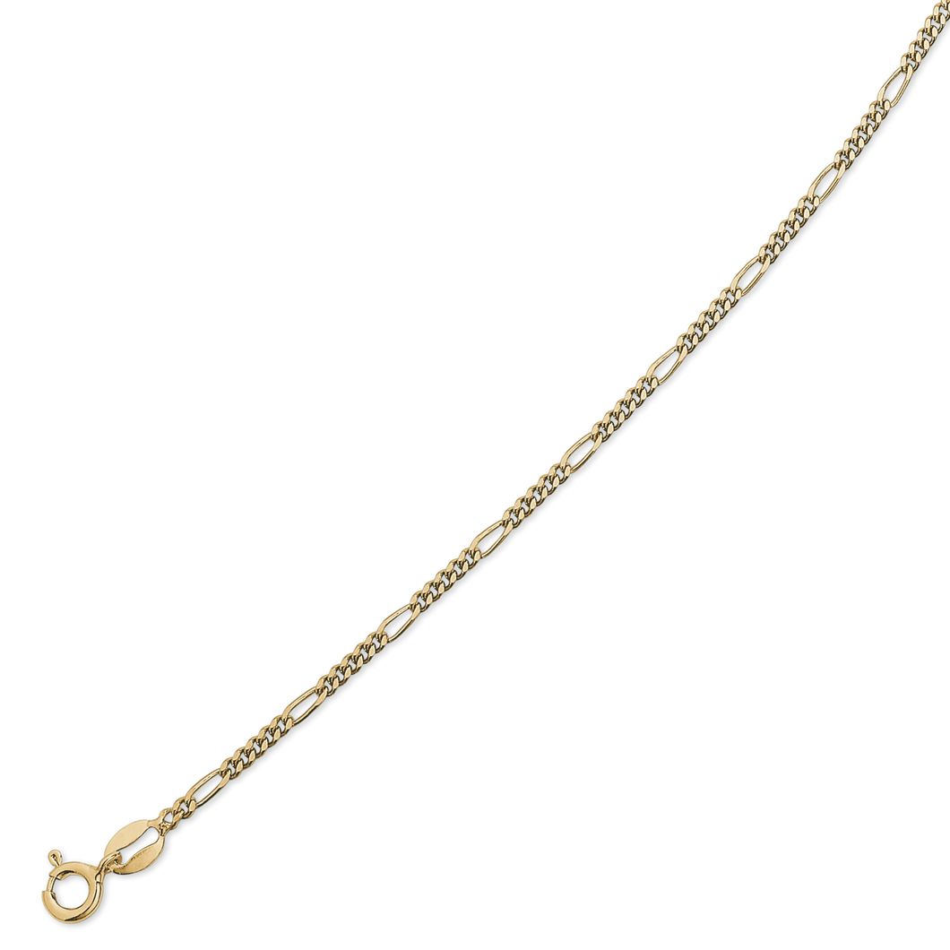 Figaro kæde 3,0 mm i sterlingsølv (925)