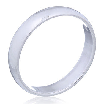 Ring in 5 mm plain sterling silver (925)