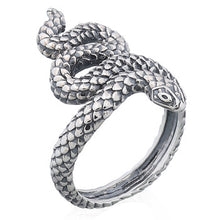 Load image into Gallery viewer, Ring Snake in sterling silver (925)
