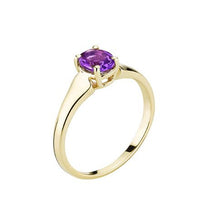 Load image into Gallery viewer, Lund Cph, Ring in 8 kt. gold with purple amethyst (333)
