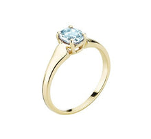 Load image into Gallery viewer, Lund Cph, Ring in 8 kt. gold with Blue topaz (333)
