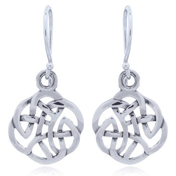 Celtic knot earrings sterling silver (925)