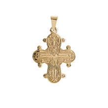 Load image into Gallery viewer, Lund Cph, Dagmarkor&#39;s 18x16 mm pendant in 14 kt. gold (585)
