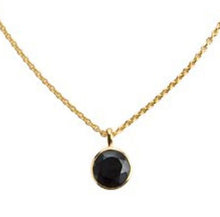 Load image into Gallery viewer, Lieblings, Aia, Necklace in gold-plated sterling silver with Black onyx (925)
