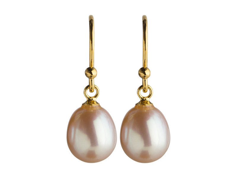 Lieblings, Earring with 8 - 8.5 mm Pink freshwater pearl (925)