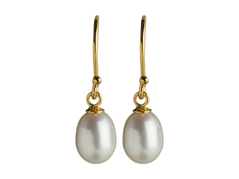 Lieblings, Earring with 6.5-7 mm white freshwater pearl (925)