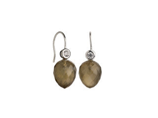 Lieblings, MIRA Earrings with gray moonstone (925)