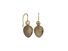 Load image into Gallery viewer, Lieblings, MIRA Earrings with gray moonstone (925)
